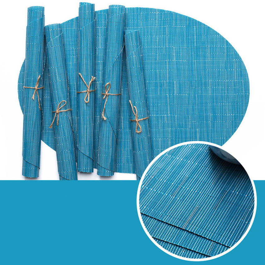 Teslin bamboo pattern western placemat