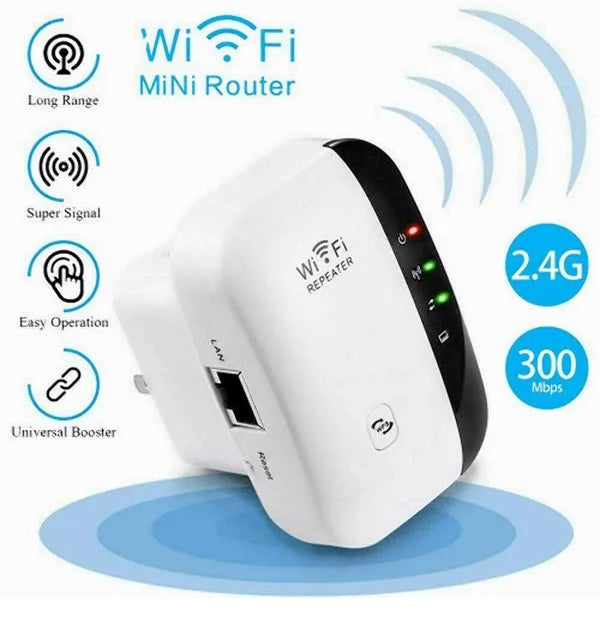 US Local WiFi Range Extender Internet Booster Wireless Signal Repeater