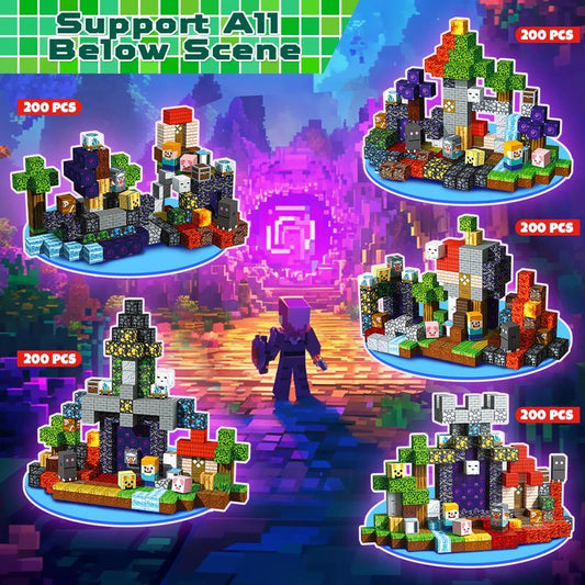 US Local 200pcs Magnetic Block Toys - Ghost Park