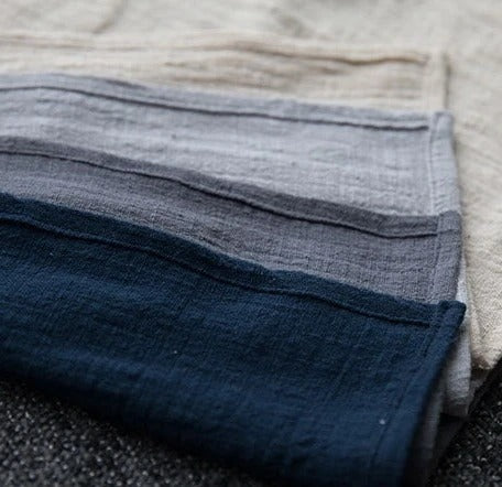 Handmade cotton linen napkin placemat