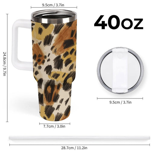 POD US Local Tumbler 40 oz Large Capacity Car Cup Tiger