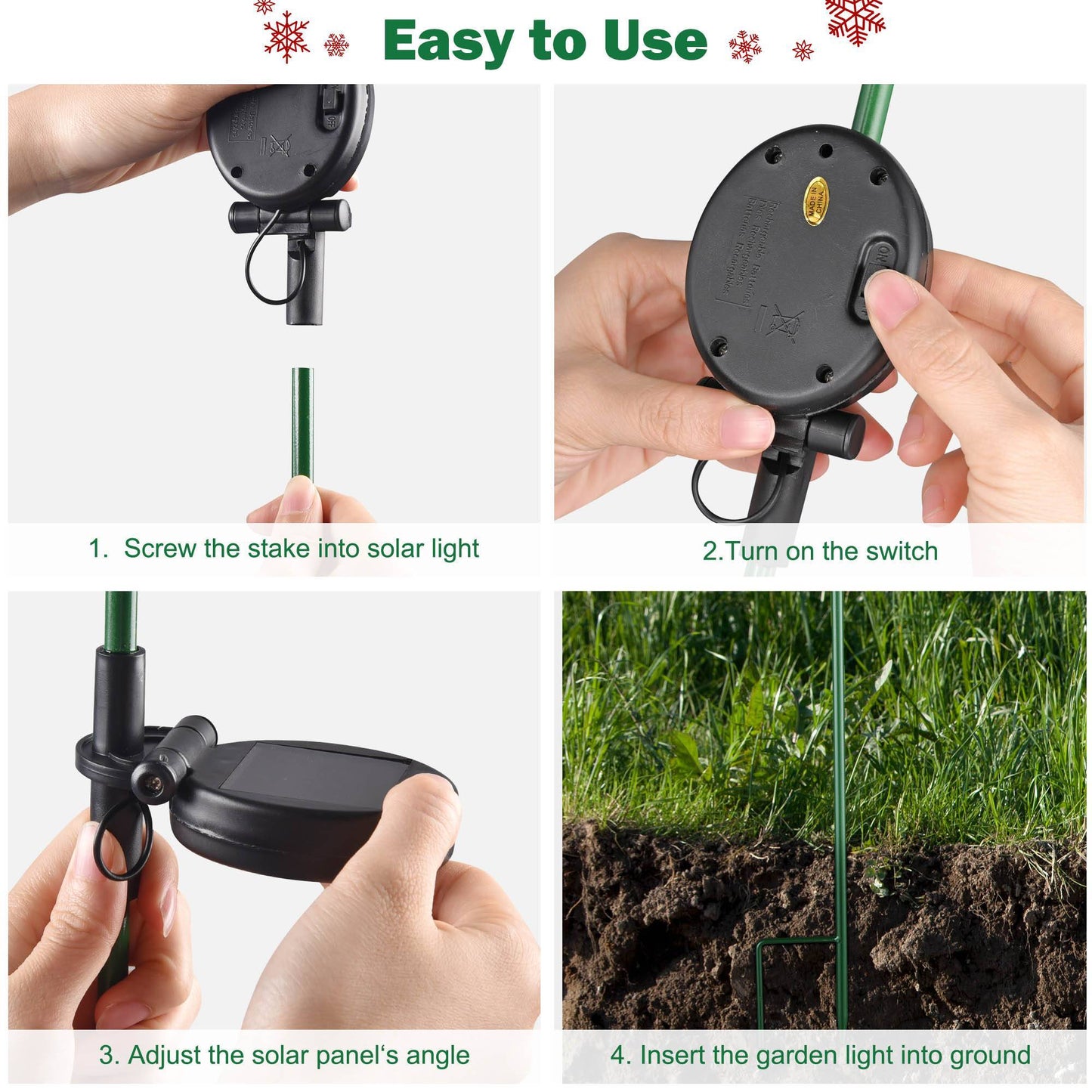 US Local Christmas Tree Solar Light