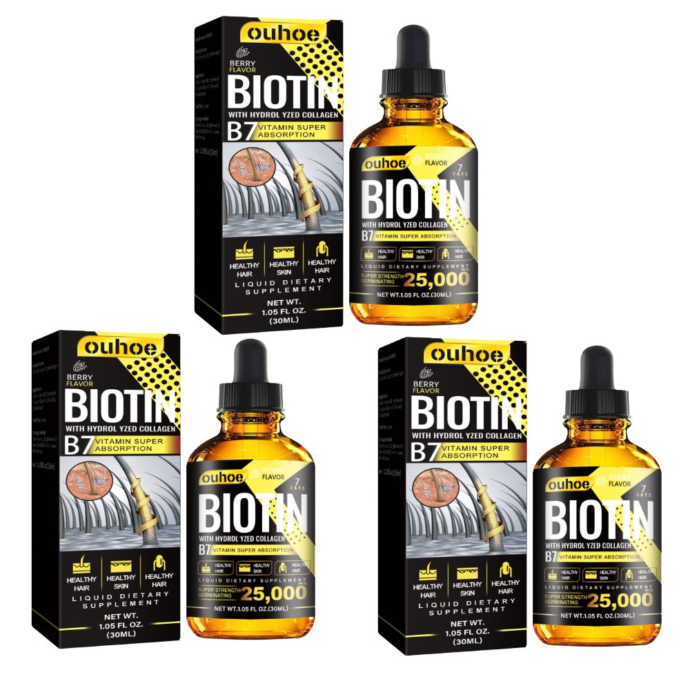 US Local OUHOE Collagen B7 Vitamin Hair Oil Hair Strengthening & Densification Hair Loss Prevention Hair Care Oil