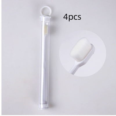 USA Local Ultra-fine Toothbrush Super Soft Bristle Deep Cleaning Brush Portable For Oral Care Tools Teeth Care Oral Cleaning Travel