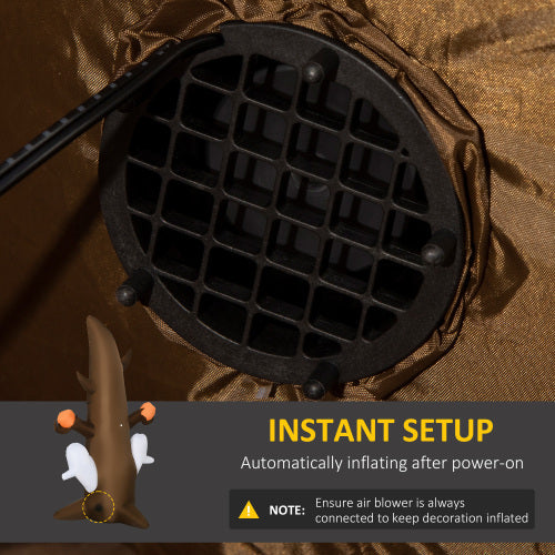 US Local 5 Halloween Inflatables Outdoor Decorations Ghost Tree With Pumpkins, Blow-Up LED Yard Decor Indoor Outdoor For Garden, Lawn, Party, Holiday