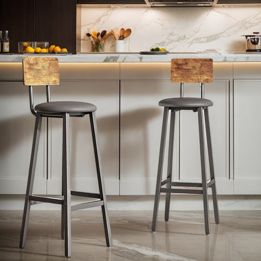 US Local Bar Stool 2-piece Set Not Shipped On Weekends