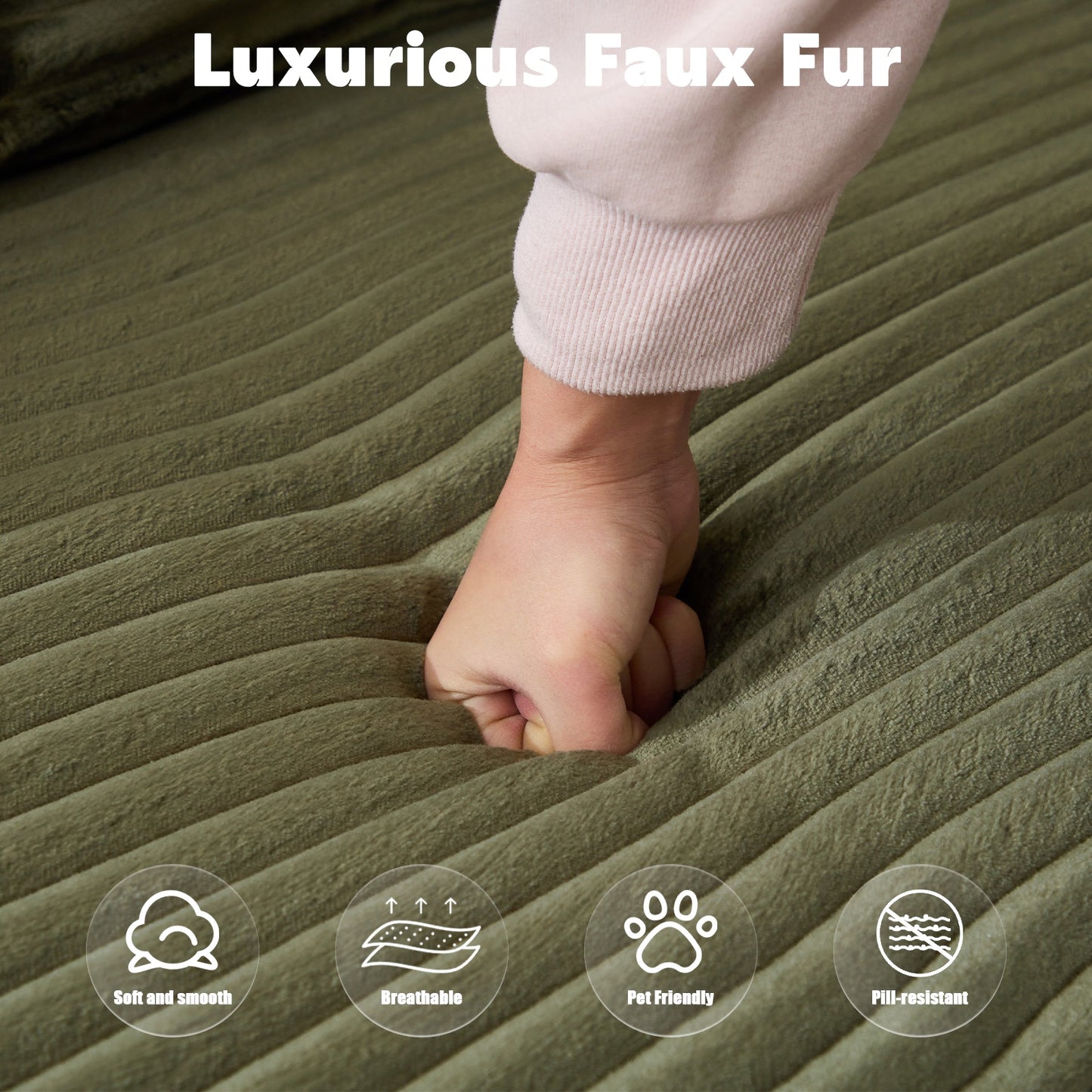 US Local L-Shaped Compression Sofa Bed With Corduroy Fabric - Convertible Sectional Sofa, Foldable Floor Couch Sleeper, Space-Saving Flannel-Like Lounge For Small Apartments, Living Room & Game Room NO TUME