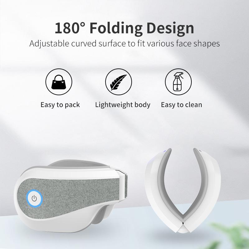 US Local Neutral AR230 Eye Massager USA Edition With Advanced Air Pressure Heat Massage Nodes To Relieve Eye Fatigue. Available For In-store Pickup Only.