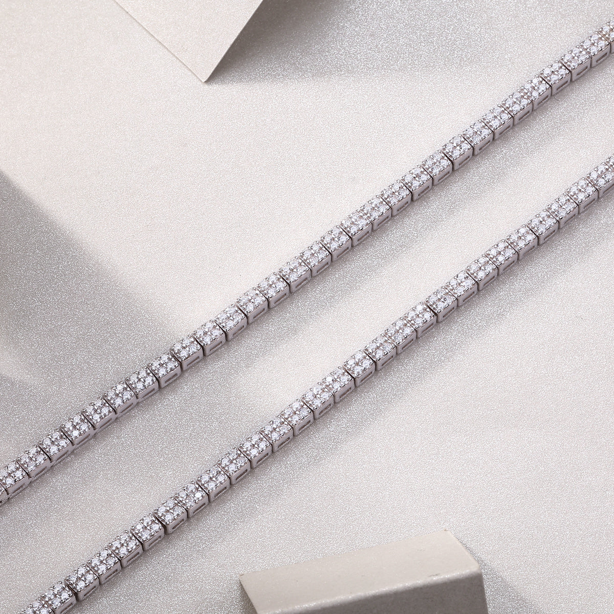 Winter Lake Luxury Fashion Set Mosan Diamond S925 Silver Necklace Rivaling Natural Diamonds