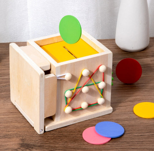 Multifunctional Stick Pulling Radishes Building Blocks For Infant Color Matching Intelligence Box Toy