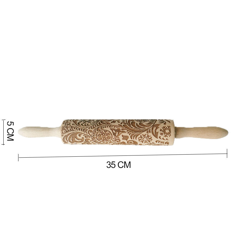 USA Local Rolling Pin Christmas Embossing