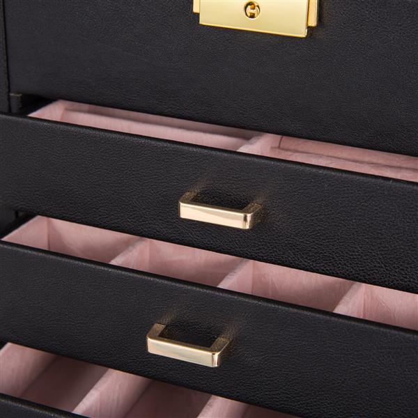 US Local Double Opening 5-layer Jewelry Storage Box