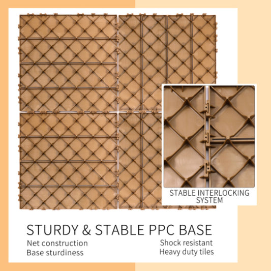 US Local Plastic Interlocking Deck Tiles