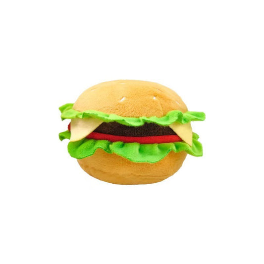 US Local 4-in-1 Fast Food Bucket Dog Toy Set, Squeaky Plush Bucket, Fries, Soda & Burger,