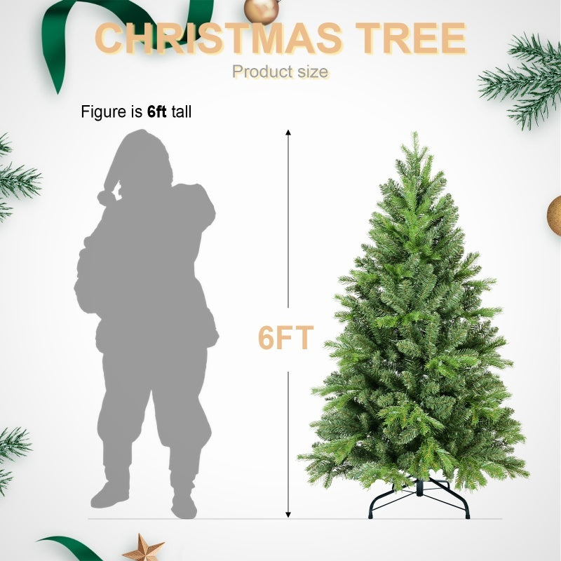 US Local PE, PVC Christmas Tree, Green