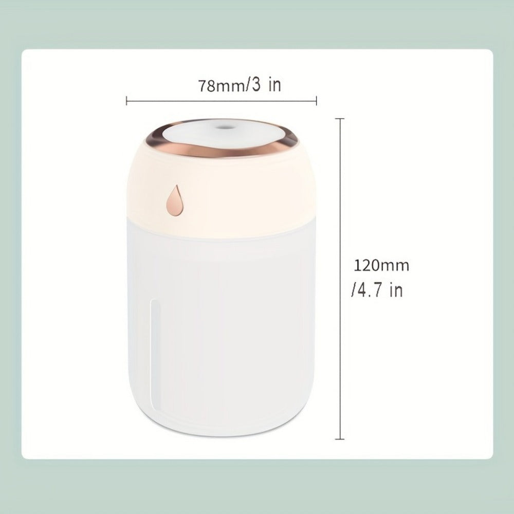 US Local Portable Mini Humidifier 220ml Small Cool Mist Humidifier USB Personal Desktop Humidifier For Bedroom Travel Office Home