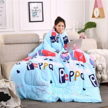 US Local Winter Lazy Quilt with Sleeves