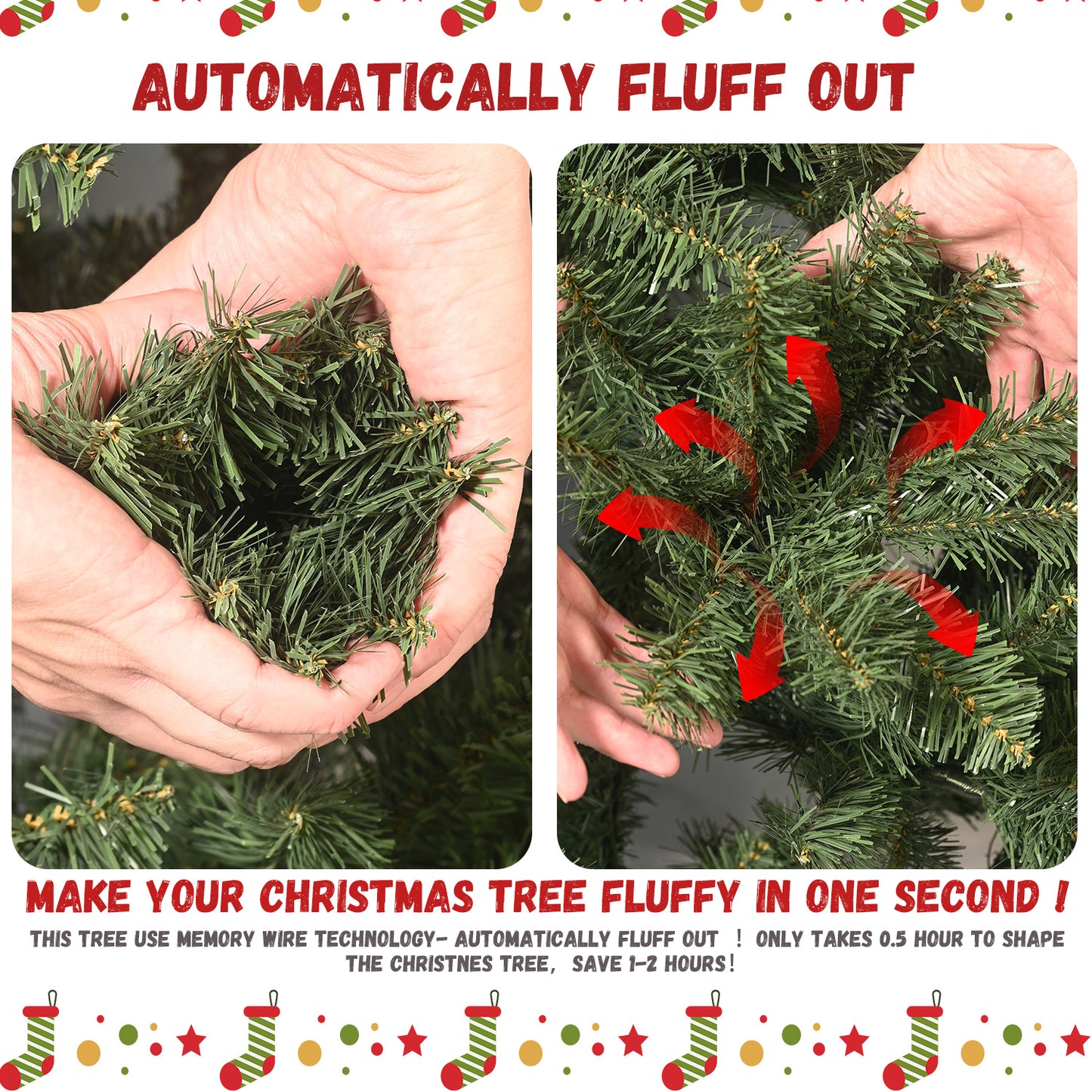 US Local PE, PVC, Green Christmas Tree, Christmas Decorations