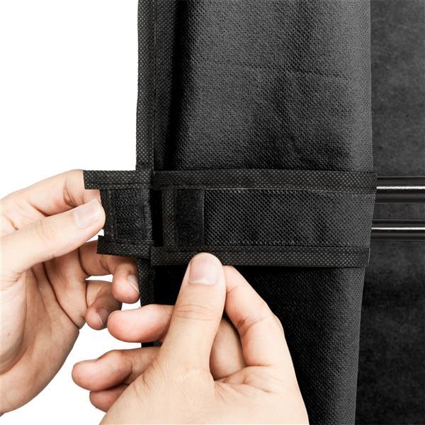 US Local 4-layer 8-grid Non-woven Fabric Wardrobe