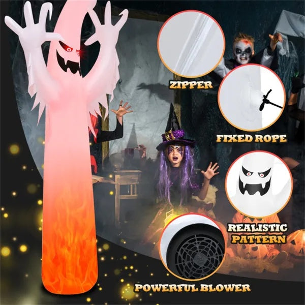 12 Feet Halloween Inflatable Decoration With Built