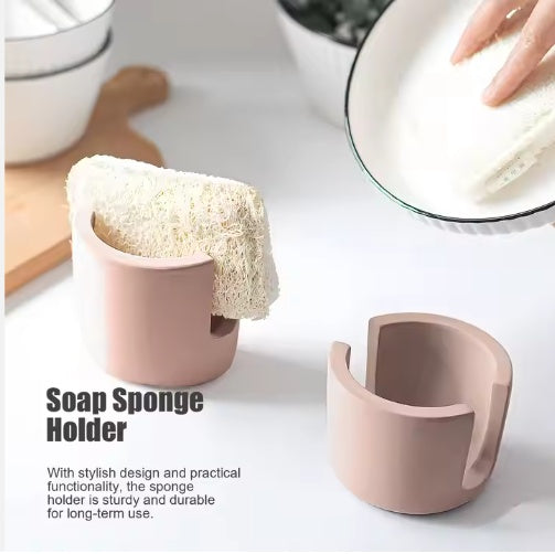 US Local Diatom Mud Sponge Rack Kitchen & Bathroom Sink Caddy For Sponges Scrubbers