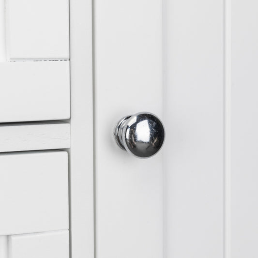 US Local Four Drawer Single Door Bathroom Storage Cabinet