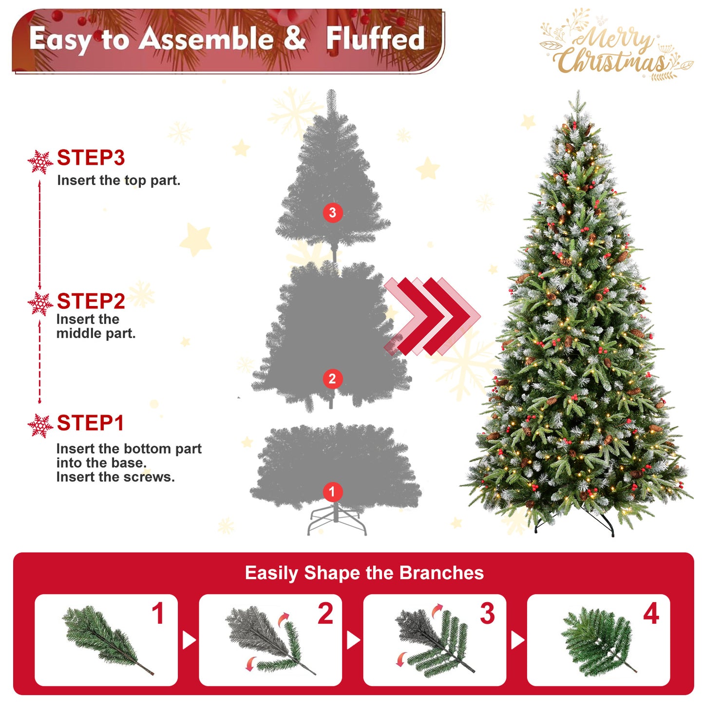US Local PVC Christmas Tree, Christmas Decorations