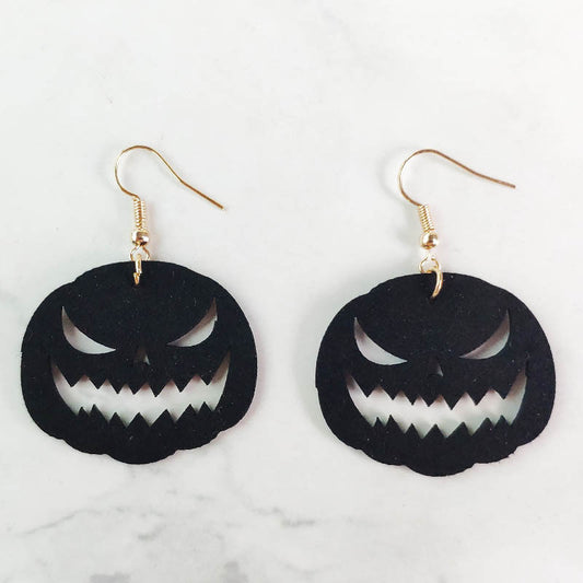 Women's Halloween Skull Spider Earrings