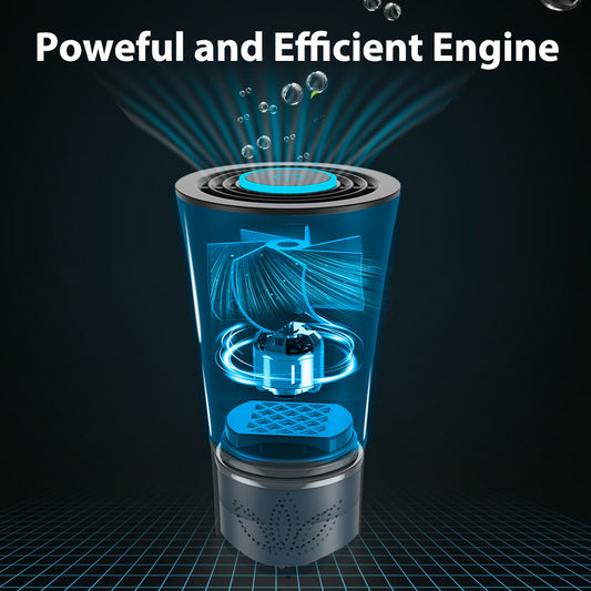 US Local Mini Portable Air Purifier Desktop-True HEPA Filter Cleans Air,Home,Office Use