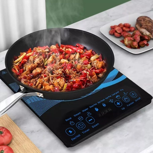 UK Local Compact Induction Cooker With High Power Output Timer Safety Lock Included