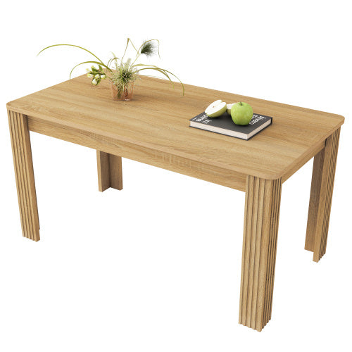 UK Local 4 Seater Dining Room Table, MDF Wood Rectangle Modern Kitchen Dining,Room Furniture Unit, Small Kitchen Table,Coffee Table,Small Table For Home