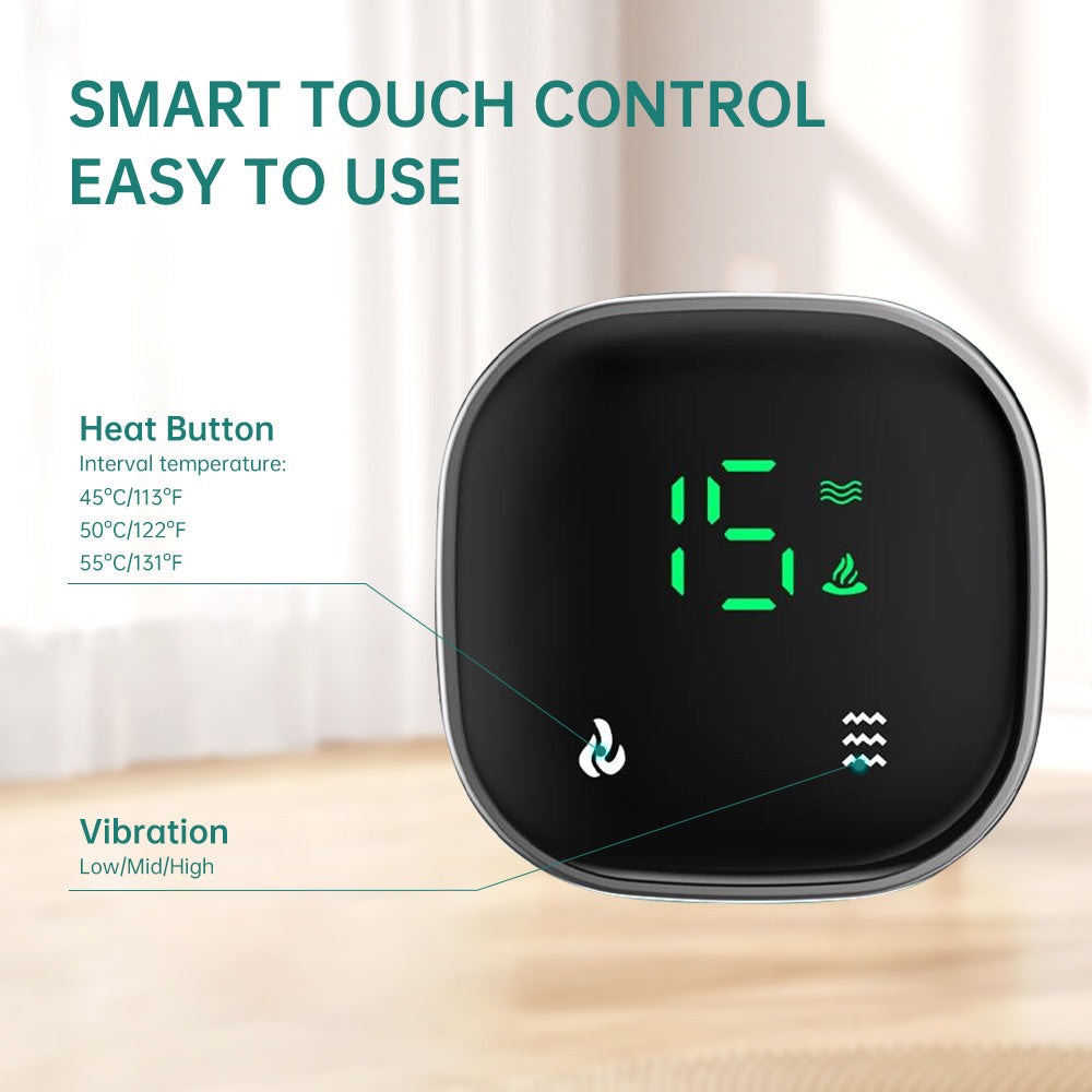 US Local YM-K16 Smart Knee Massager With Heat Therapy - 3 Vibration Modes & Portable Design For Pain Relief Single Item