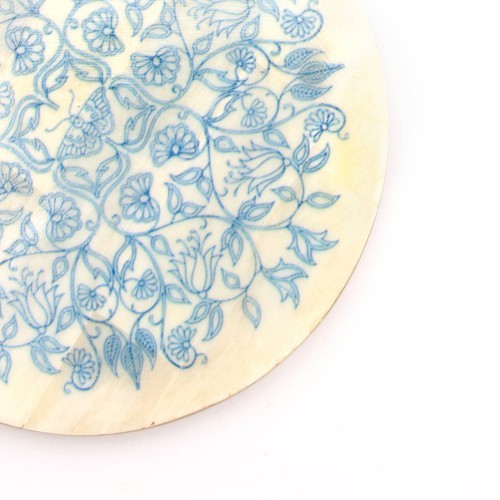 Resin Coaster Set-Dia, Set Of 4