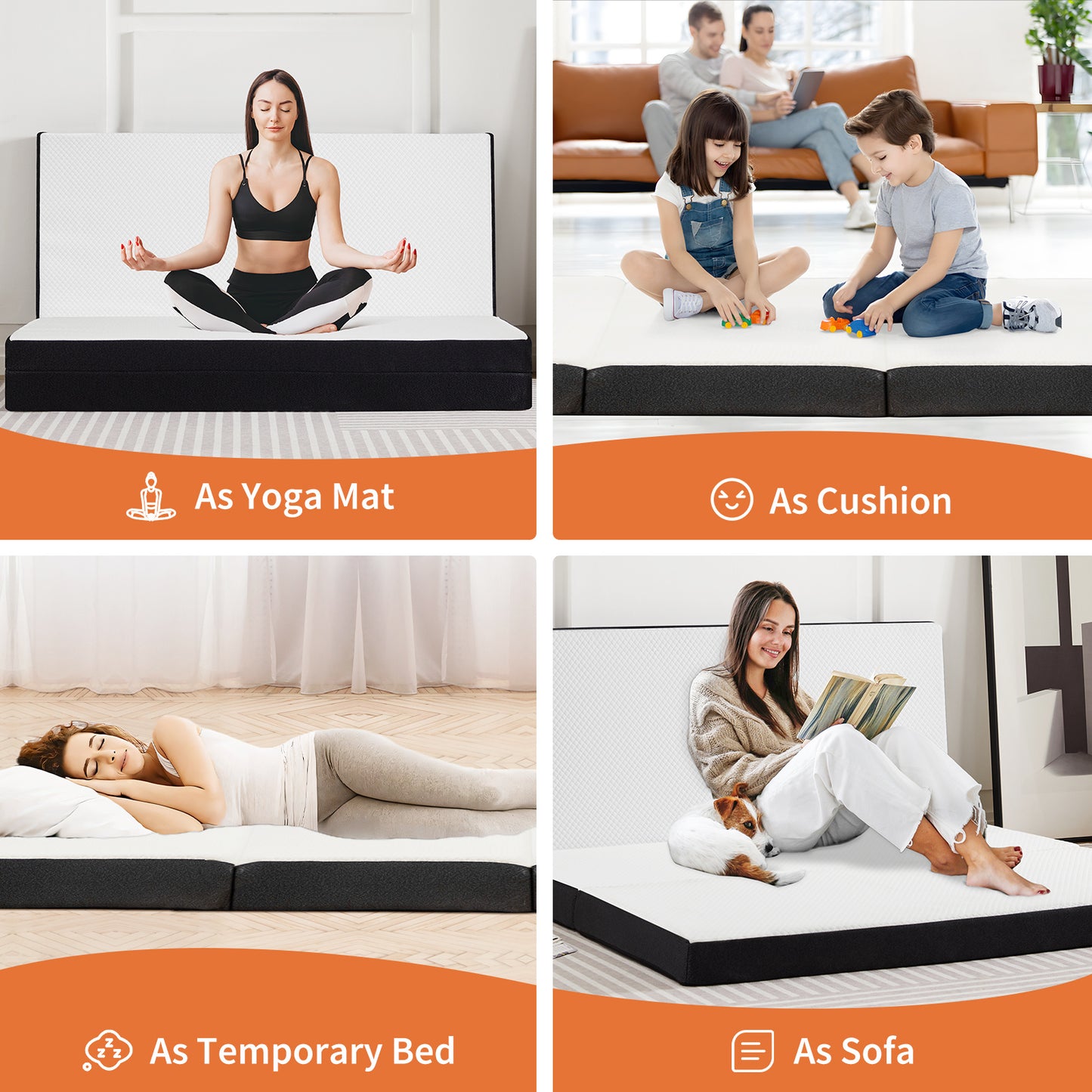 US Local Triple Fold Pad Mattress
