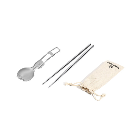 Stainless Steel Cutlery With Linen Bag