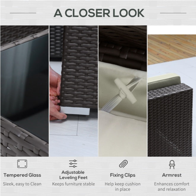 US Local Pieces Patio Furniture Set