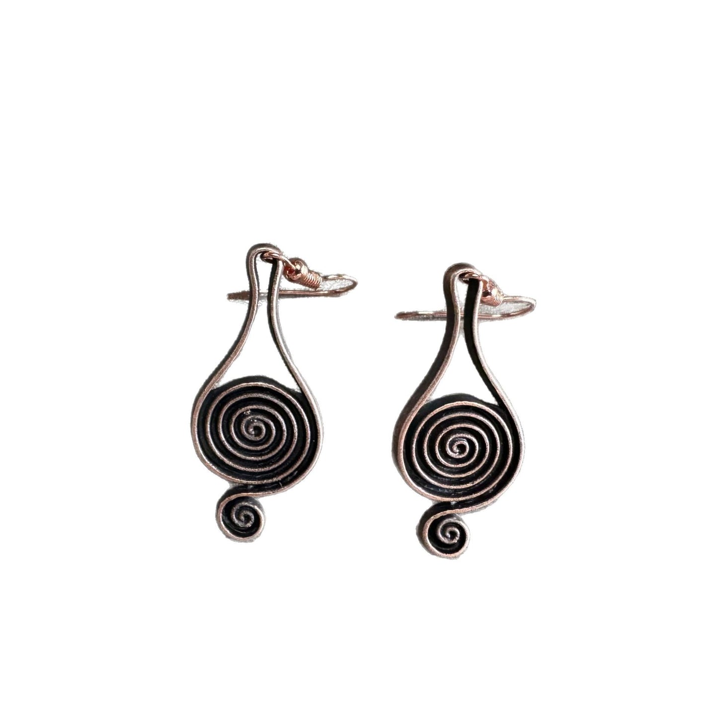 Retro Spiral Psychedelic Earrings For Women Fashion Personality Earrings