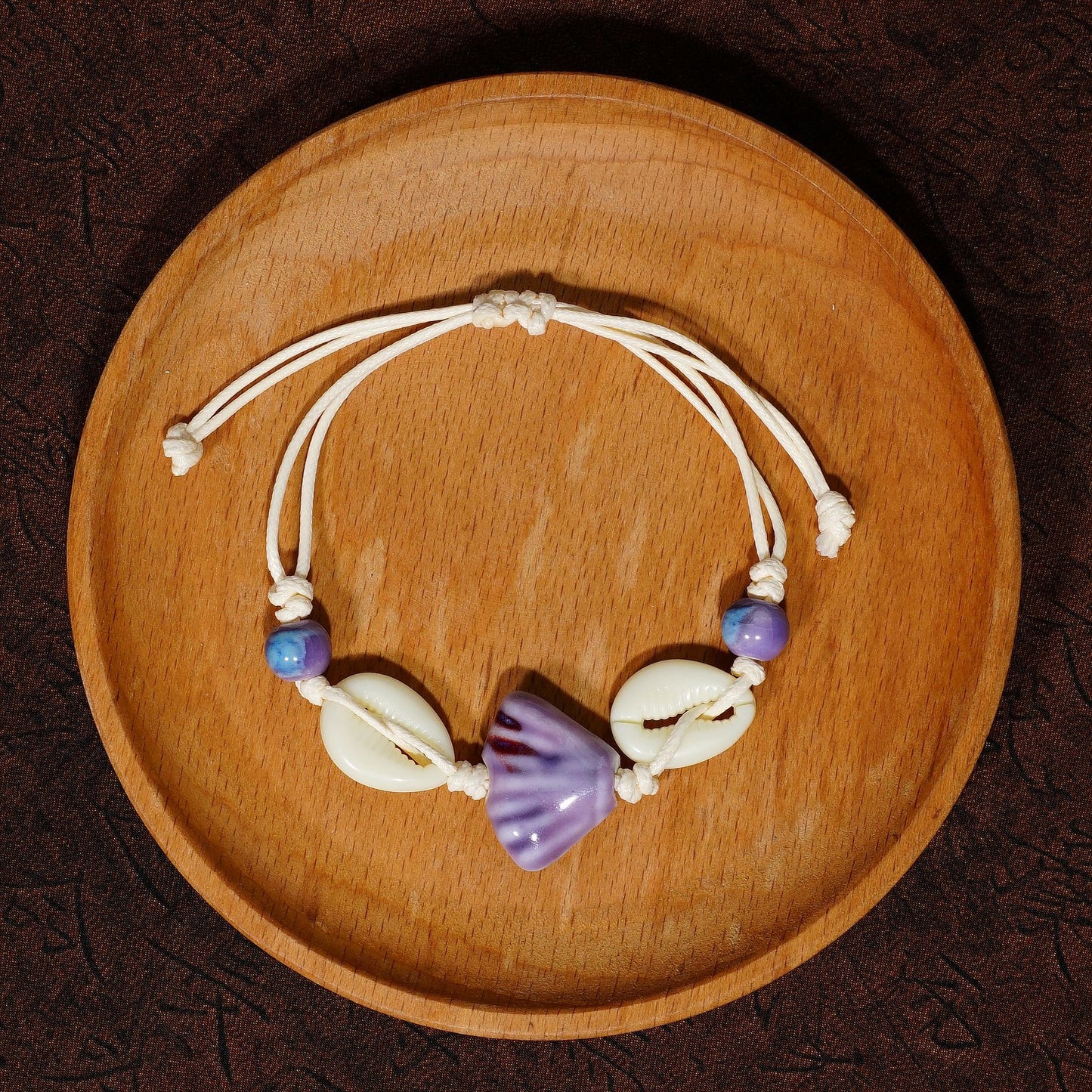 Women's All-match Artistic Marine Shell Carrying Strap