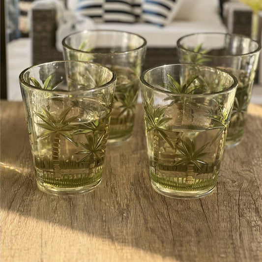US Local Acrylic Set Of 4 Glasses Drinking Plastic Drinking Glasses Cocktail Glasses