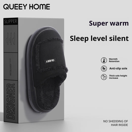 Women's Warm Non-slip Suede Cotton Slippers