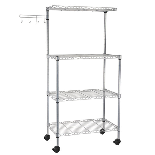 4-layer Powder Coating With Rotating Wave Hook, Microwave Oven Rack