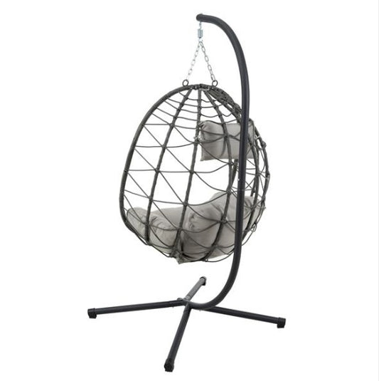US Local Indoor And Outdoor Swing Chairs, Hanging Basket Chairs With Stands Are Suitable For Bedrooms, Living Rooms, Balconies