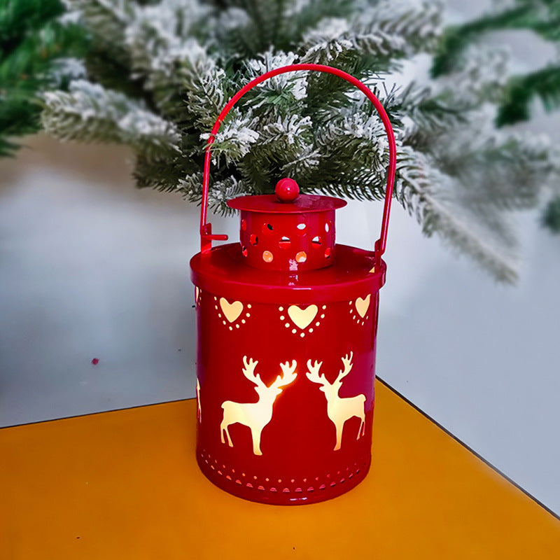 US Local Christmas Candle Lights LED Small Lanterns Wind Lights Electronic Candles Nordic Style Creative Holiday Decoration Decorations