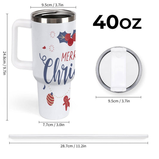 PHDT00177 POD US Local Tumbler 40 oz Large Capacity Car Cup Christmas