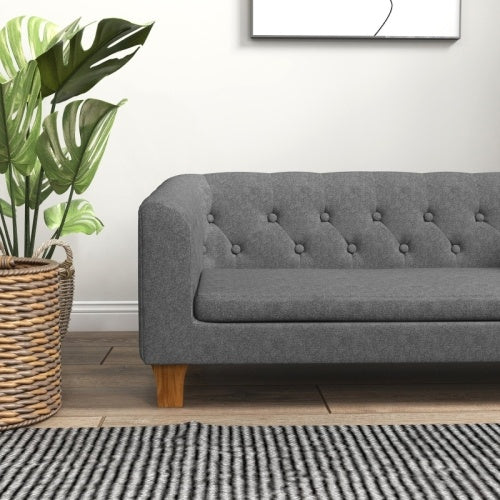 UK Local PawHut Dog Sofa Bed W Soft Cushion For Medium Dogs - Grey