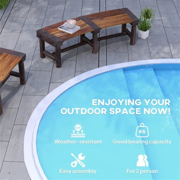 US Local Outdoor Garden Bench Garden Chair