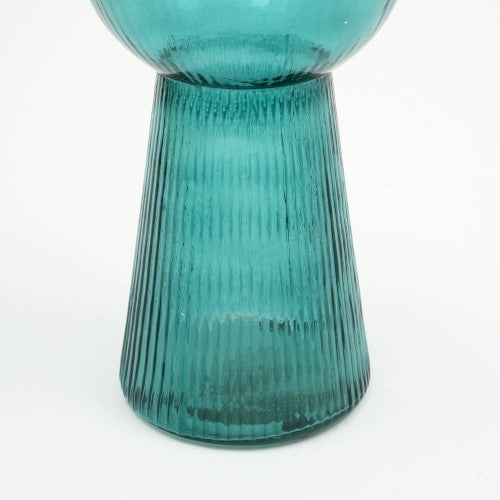 Modern Funnel Flare Glass Large Vase Inch Elegant Tall Decorative Vase For Home, Office & Events Perfect For Floral Arrangements, Centerpieces & Stylish