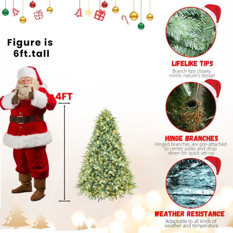 US Local PE, PVC Christmas Tree, Green