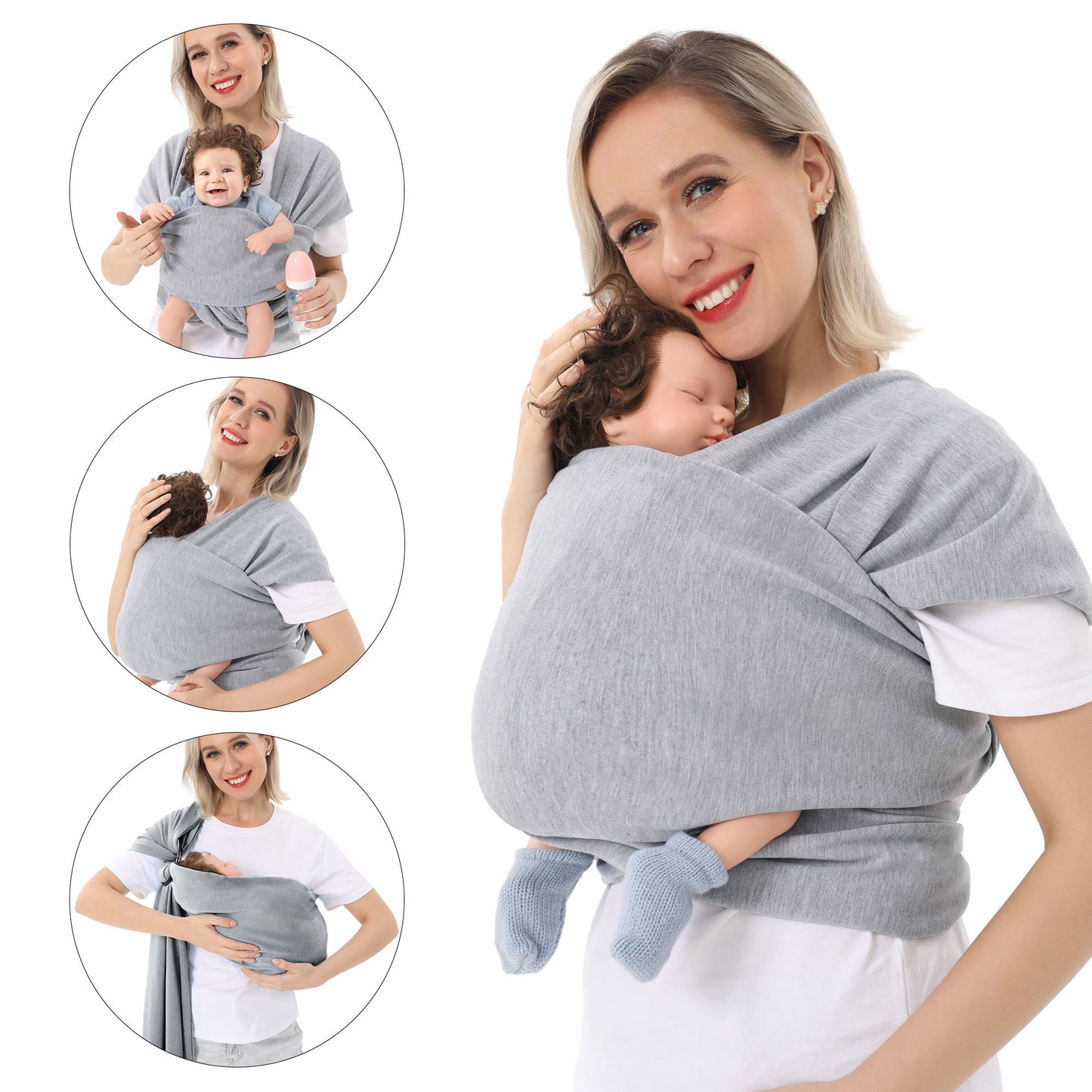 US Local Baby Carrier Front Wrap Scarf Baby Carrier Bag Multi-functional Baby Carrier Front And Back Dual