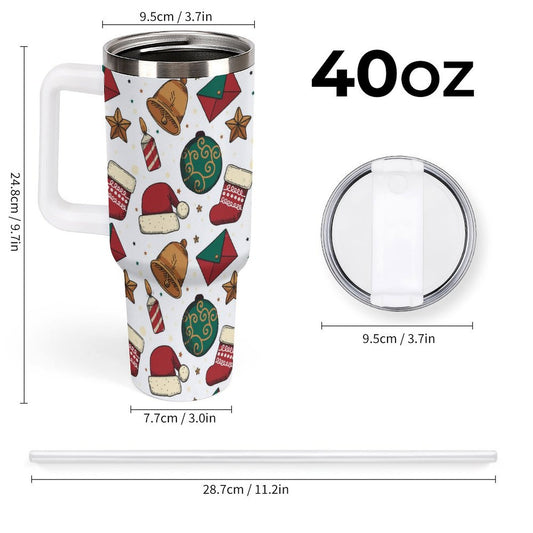 PHDT00162 POD US Local Tumbler 40 oz Large Capacity Car Cup Christmas